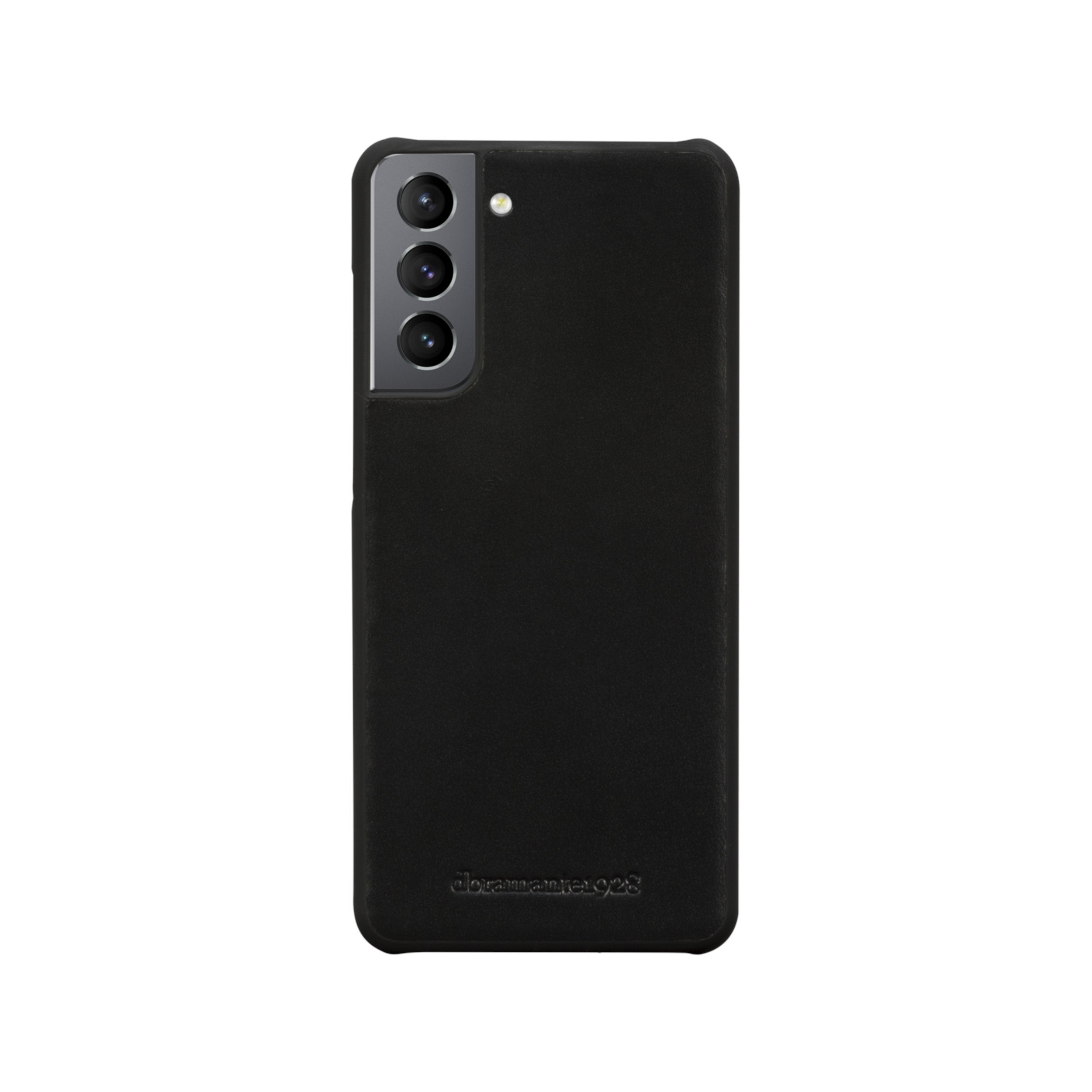 Dbramante1928 Copenhagen Funda Con Tapa Para Teléfono Móvil Cuero De Grano Entero Negro Para Samsung Galaxy S21+ 5g