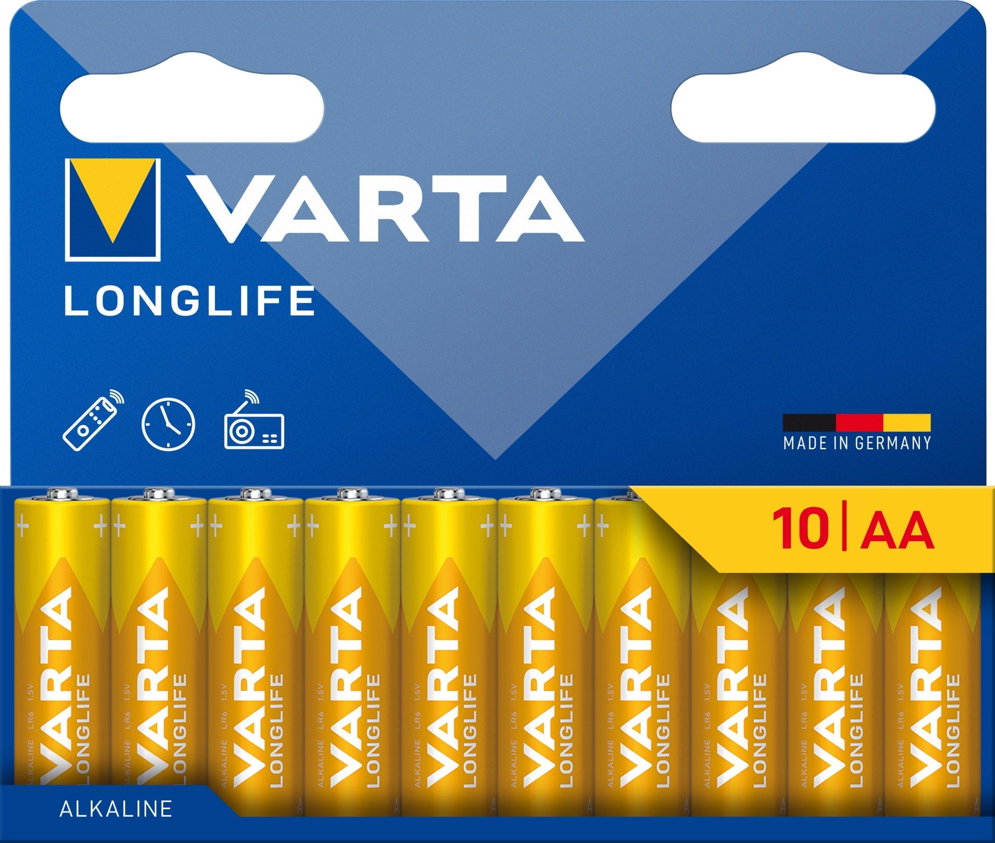 Varta Batterie Longlife Aa Neu 10m.