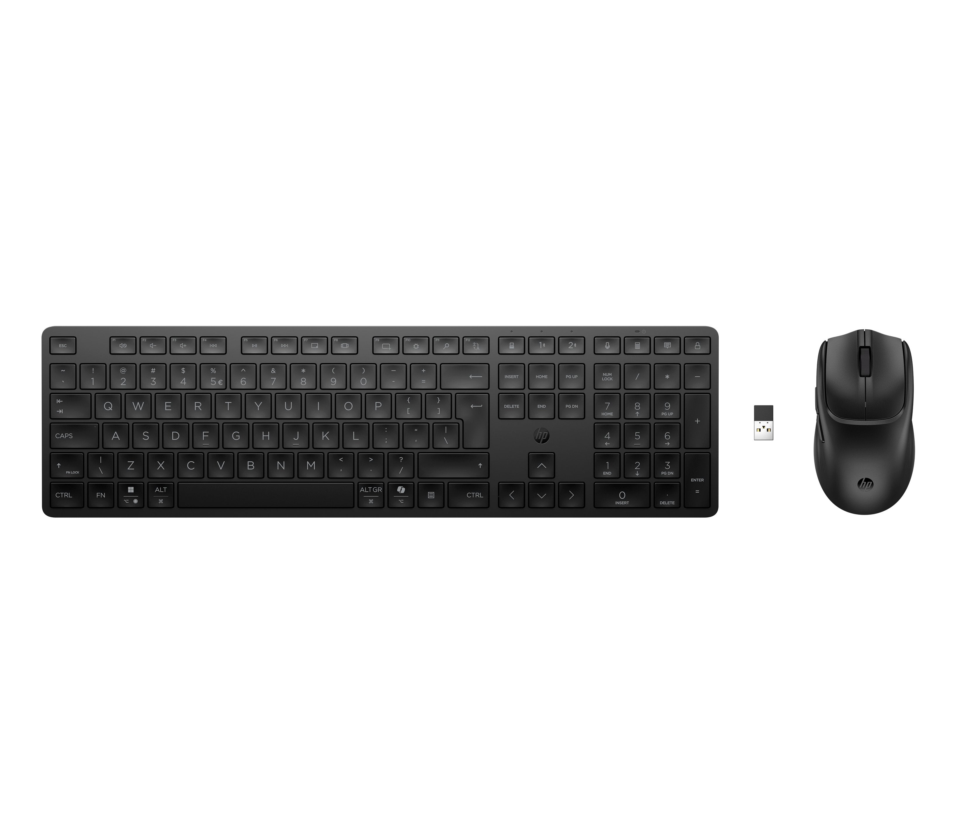 EAN 0199251137457 - HP Multi-Device Dual-Mode Mouse and Keyboard Combo 490C teclado Ratón incluido Hogar RF Wireless + Blueto imagen 3