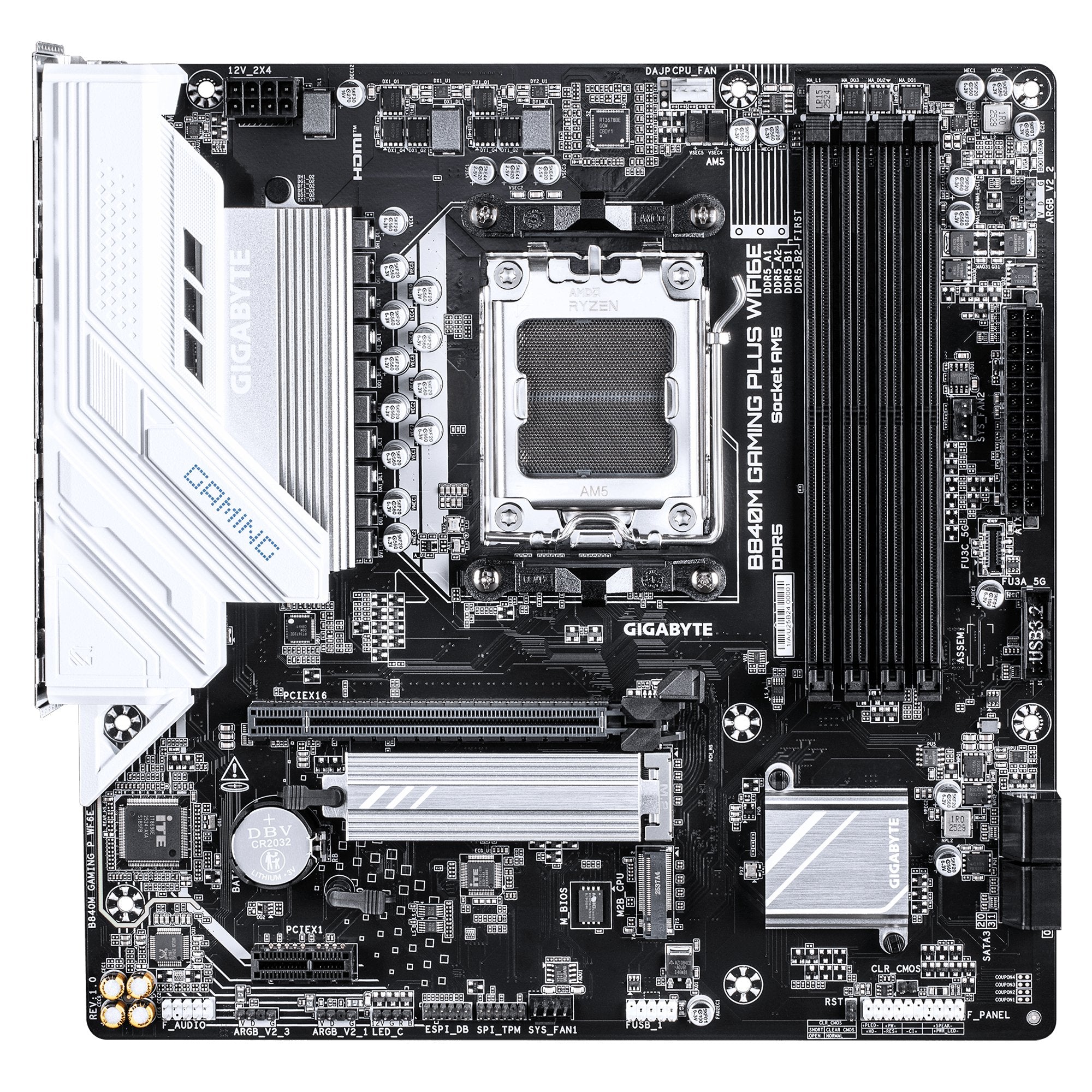 Placa Base Gigabyte B840m Gaming P Wf6e Am5 4xddr5 4xsata 2xm.2 B840m Gaming P Wf6e