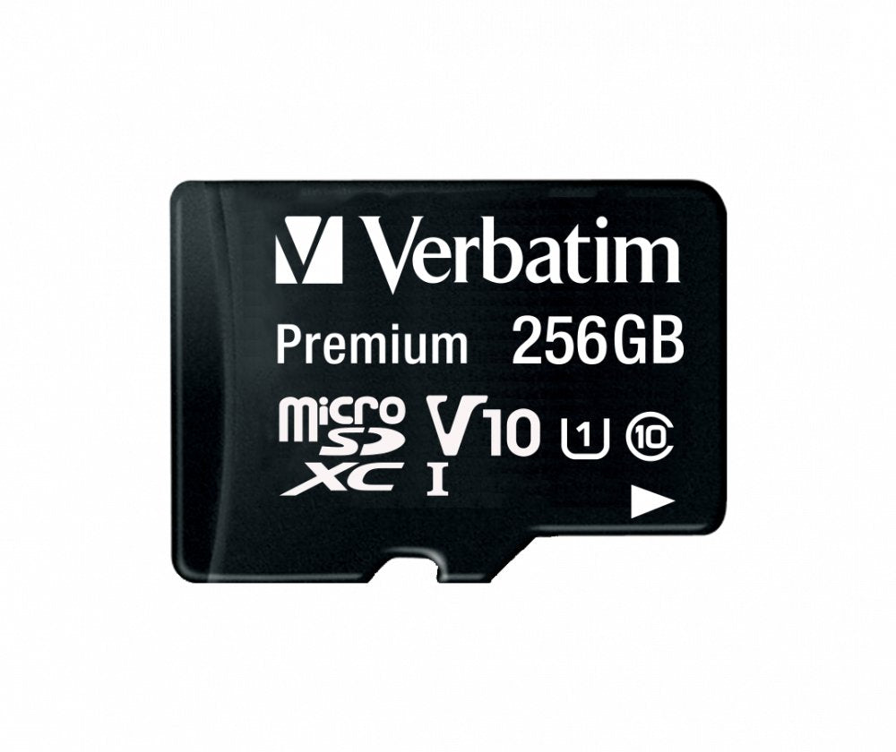 Micro Sd Verbatim 256gb Class 10 Microsdxc Uhs-I Incl Adapter