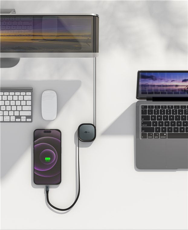 Cable Usb-C Autorretráctil, 1 M, Negro/Plateado
Cable De Carga Usb De 15 W En Una Robusta Caja.