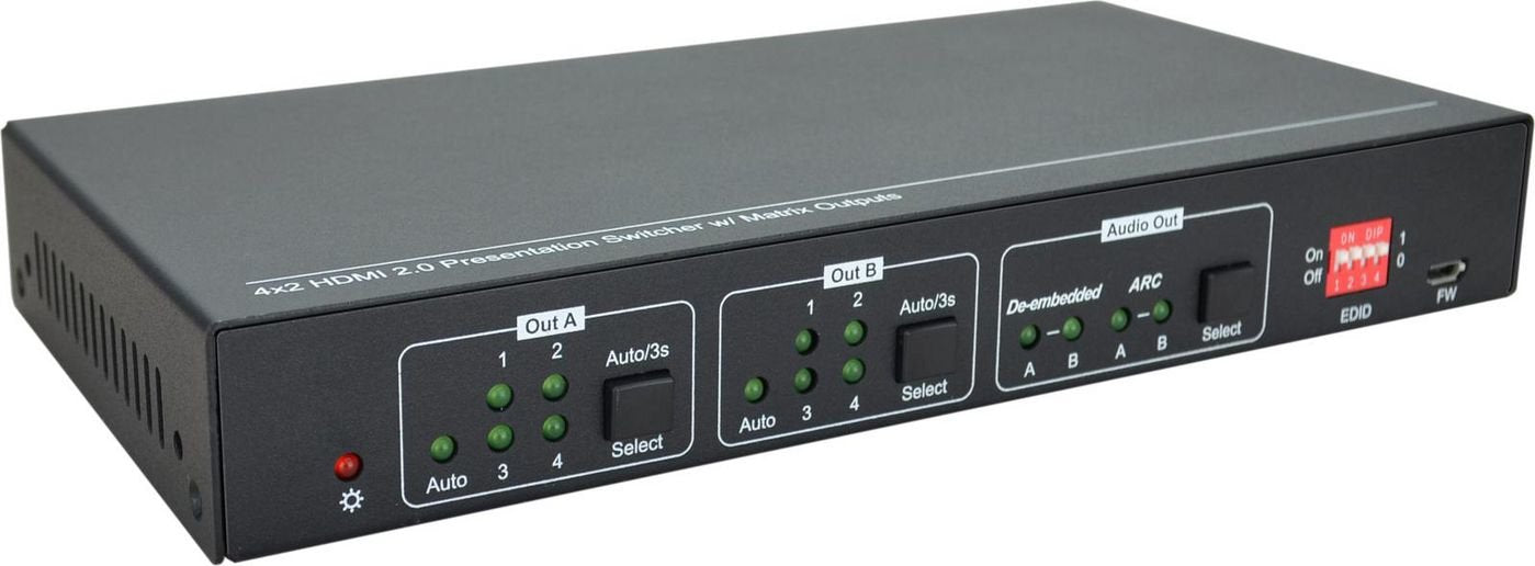EAN 5706998972637 - Vivolink VLHDMIMAT4X2RS matriz de conmutación Matriz de conmutación con escalador 7,5 W imagen 2