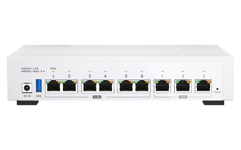 Qnap Qhora-322 Router 2.5 Gigabit Ethernet, 10 Gigabit Ethernet Vpn Blanco