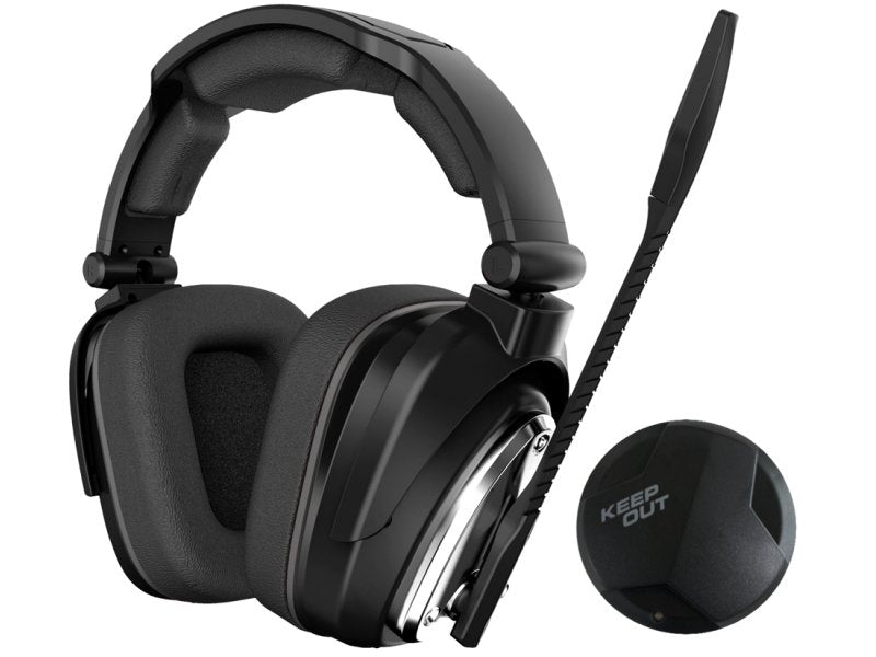 Keepout Auricular Gaming 7.1 Multiplataforma Hxair 7.1 Virtual/Wireless/Microfono Omnidireccional/Autonomia 10 Horas