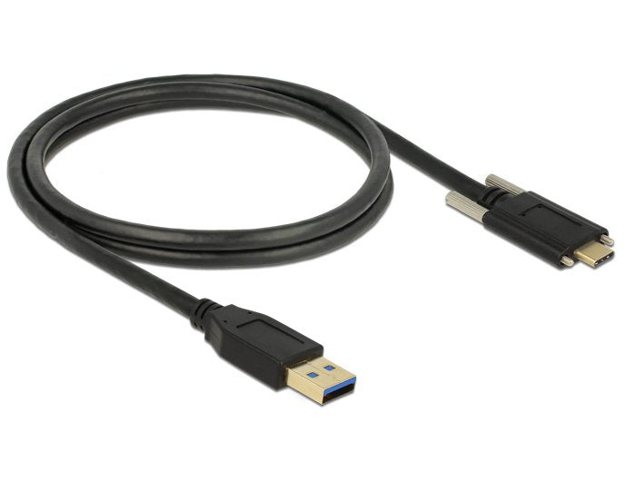 Delock Cable Usb Supersp. 10 Gbps A->C St/St 2 Tornillos 1,0 M