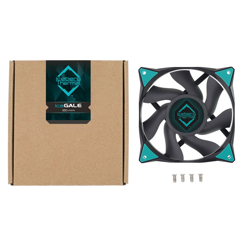 Ventilador Iceberg Thermal Icegale - 120mm Negro