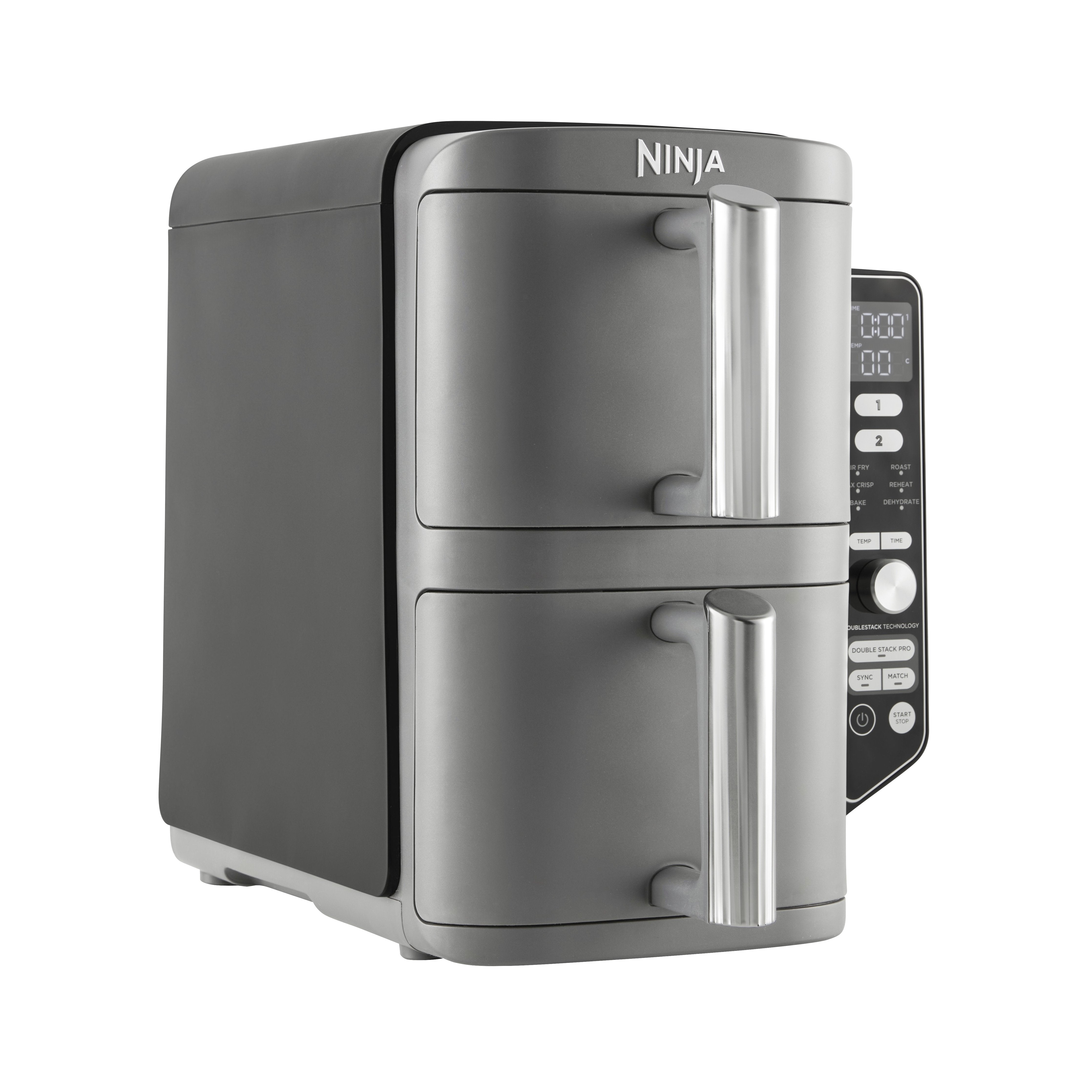 EAN 0622356280822 - Ninja SL400EU freidora Doble 9,5 L 2470 W Freidora de aire caliente Negro, Gris imagen 4