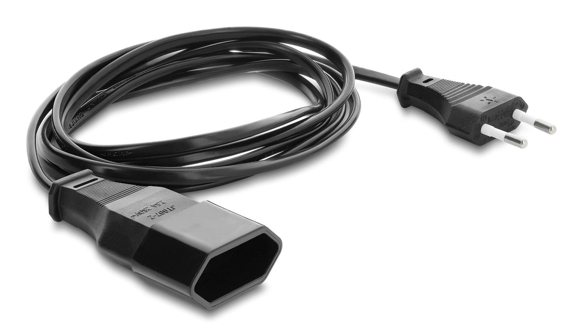 Delock Clavija Europea Extensión Cee7 16 Conector Macho A Hembra 2 X 0,75 Mm², 2 M, Negro