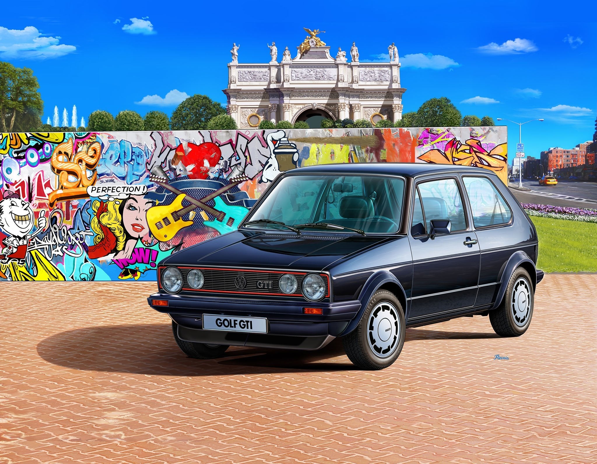 EAN 4009803056944 - Revell 35 Years VW Golf 1 GTI Pirelli Modelo a escala de coche imagen 7
