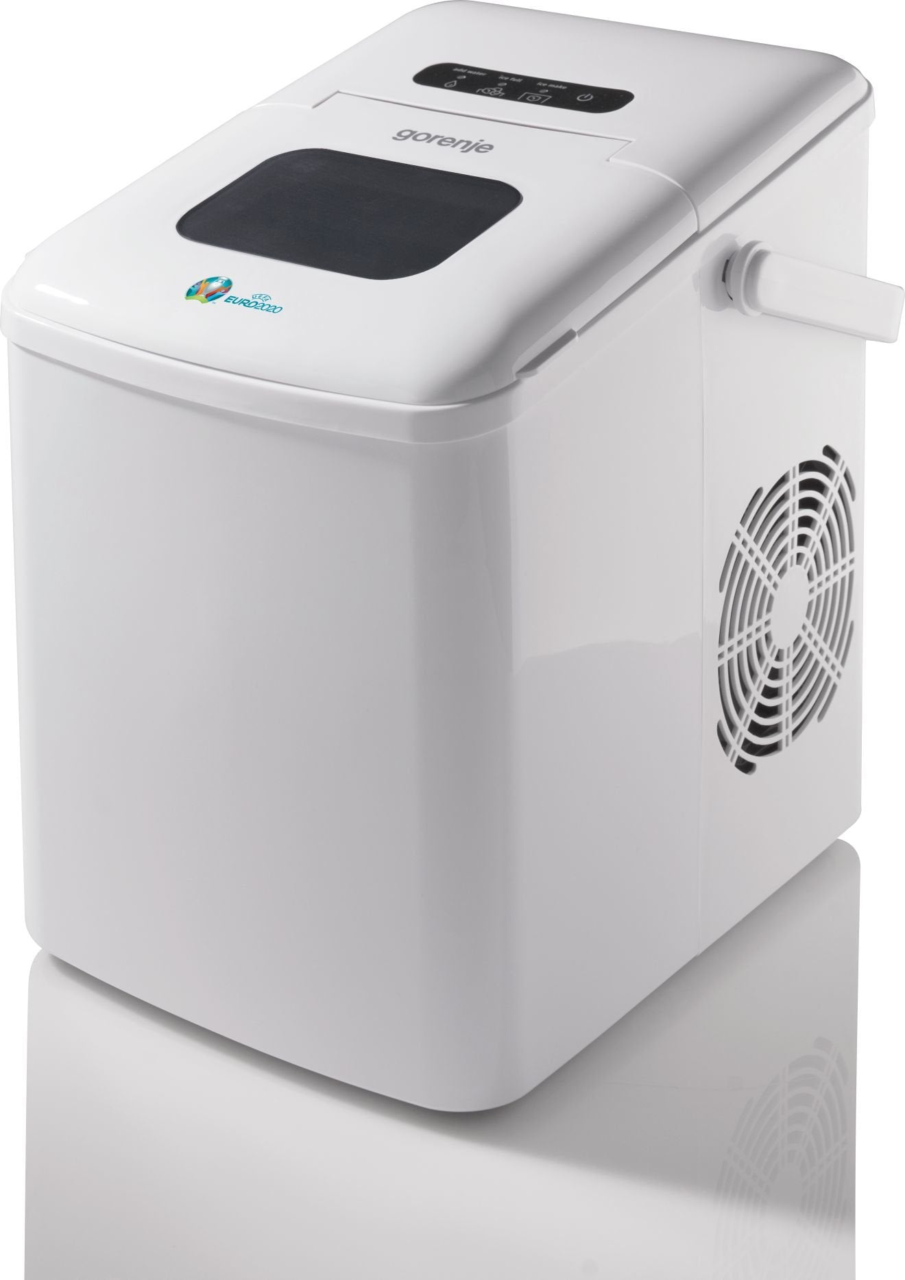 Máquina De Cubitos De Hielo Gorenje Imd1200w, Capacidad Del Depósito 1,8 L, Blanco