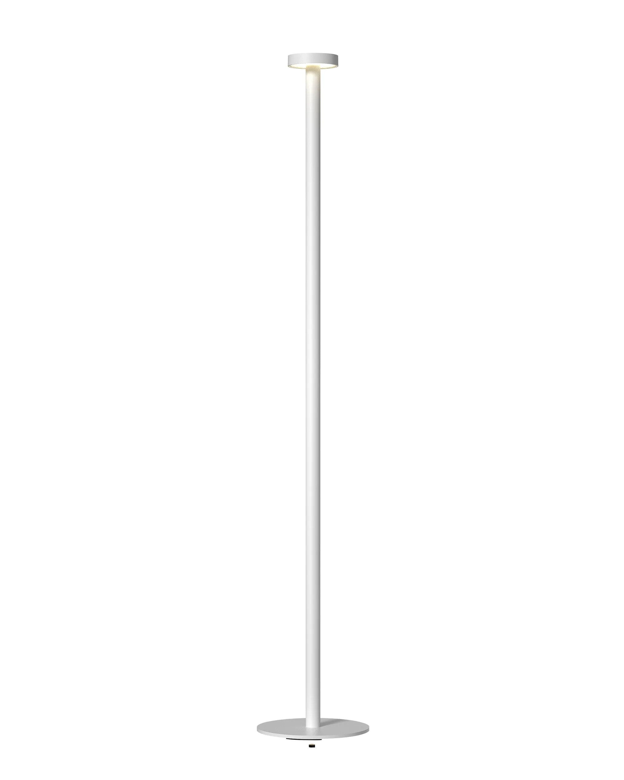Sompex Boro White Battey-Oper. Outdoor Floor Lamp