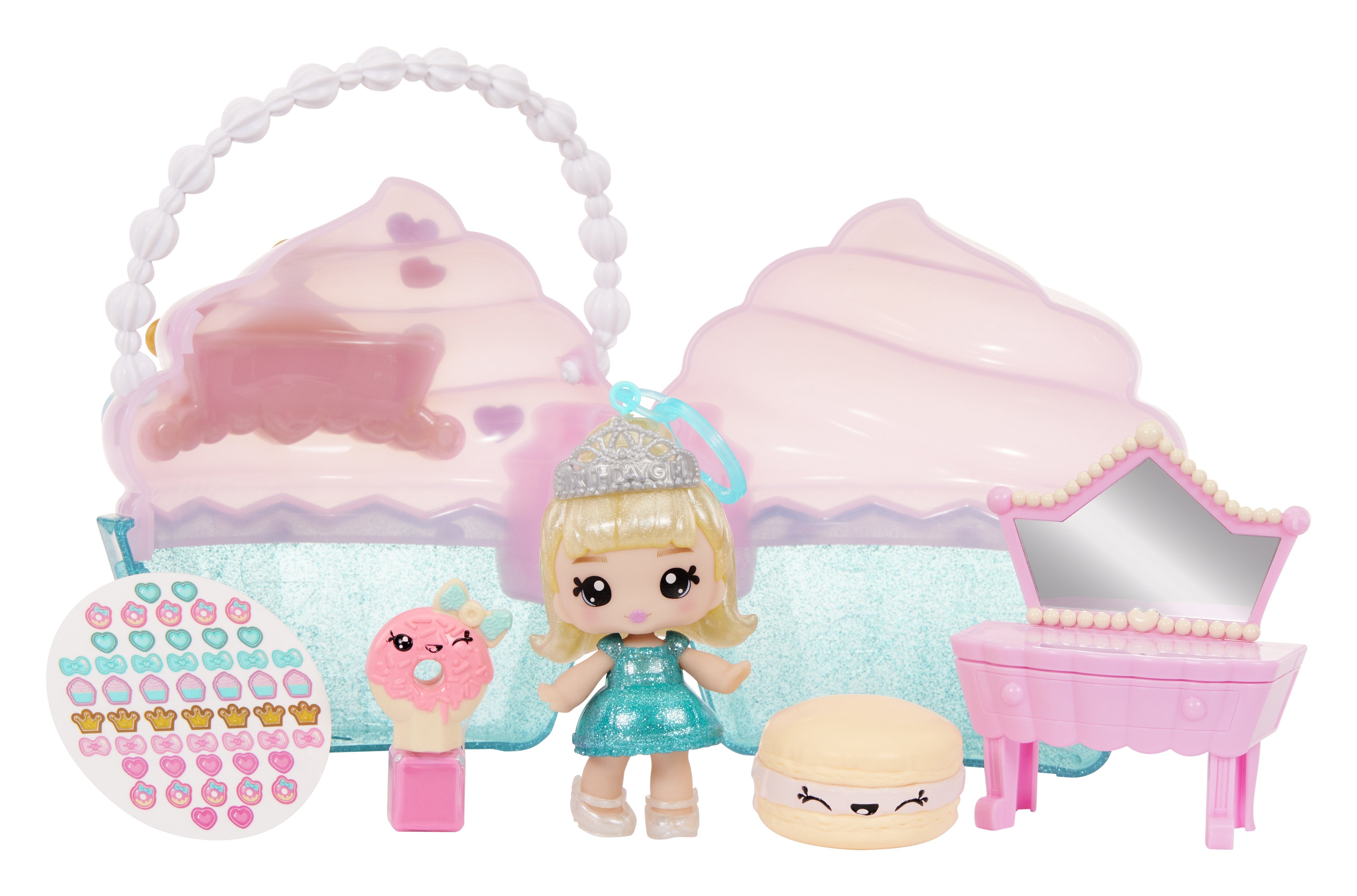 EAN 35051546733 - MGA Entertainment Yummiland Beauty Bag Playset + Lip Gloss Doll - Cupcake Beauty Bag imagen 1