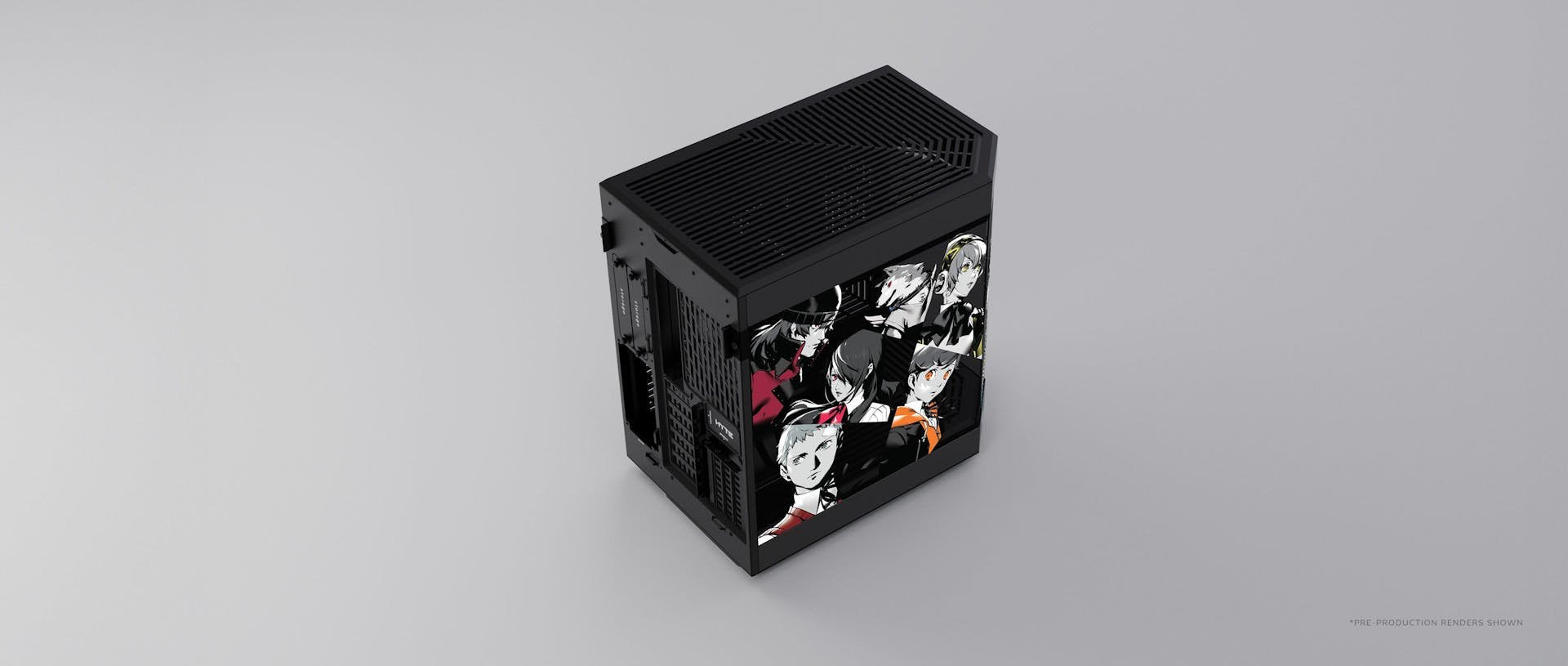 Caja Hyte Y60 Persona 3 Reload Bundle, Multicolor, Vidrio Templado Cs-Hyte-Y60-P3r