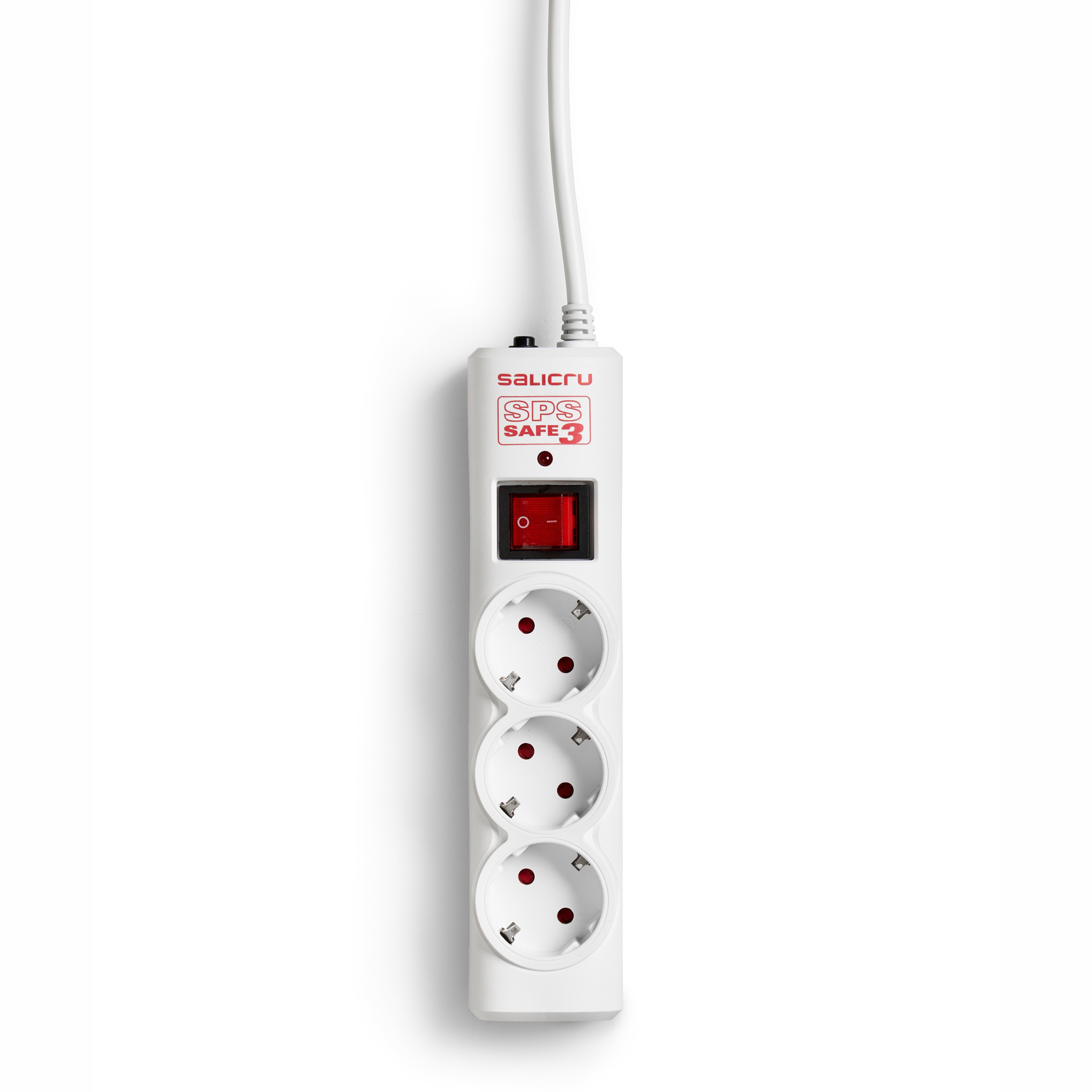 EAN 8436035921621 - Salicru 680BA000001 limitador de tensión Blanco 3 salidas AC 250 V 1,5 m imagen 1