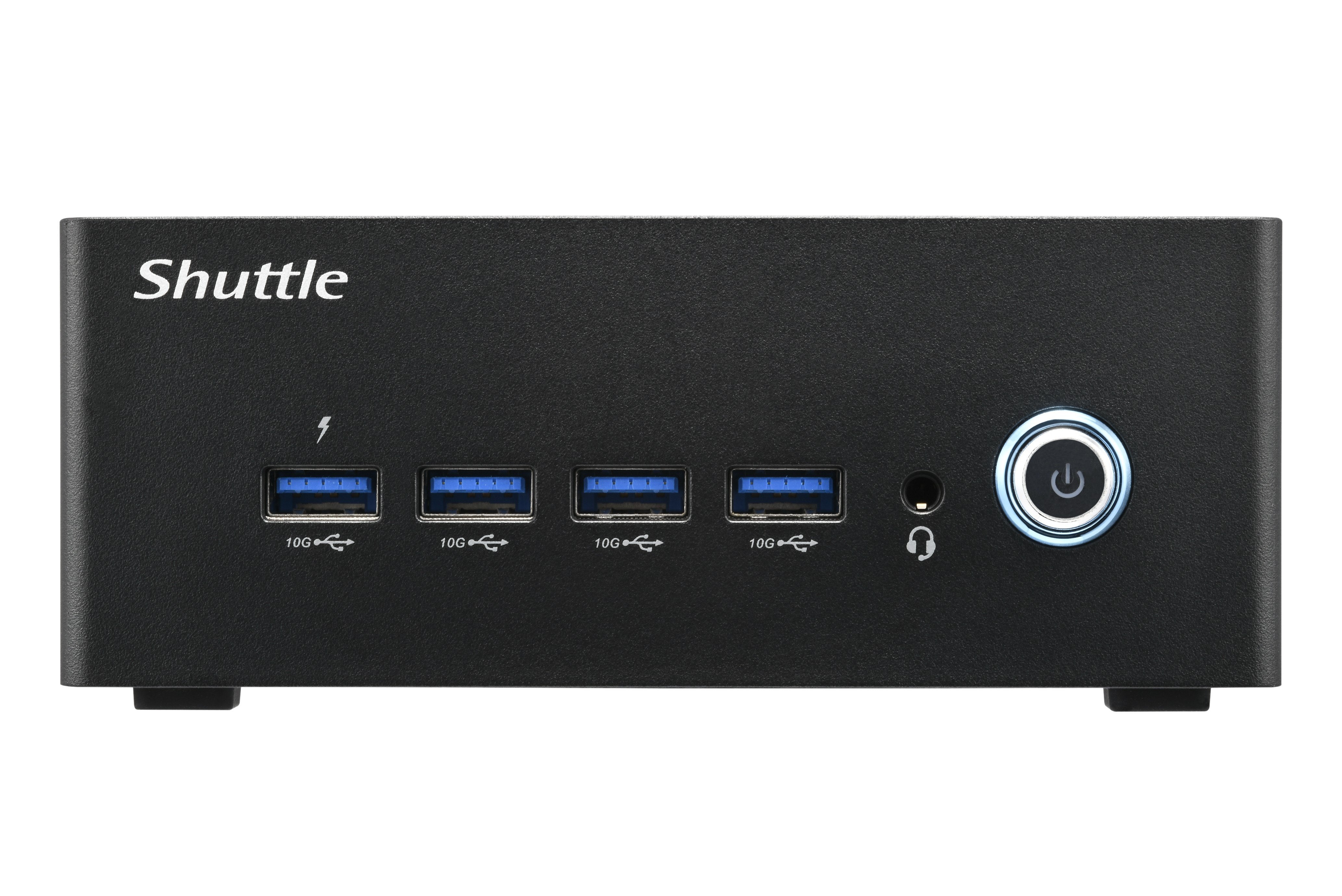 EAN 0887993007403 - Shuttle Nano PC NA10H PC de tamaño 1L Negro 8845HS 3,8 GHz imagen 5