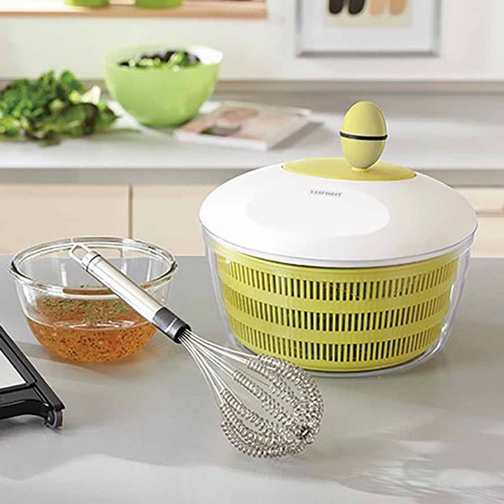 EAN 4006501230690 - Leifheit 23069 escurridor de ensalada Verde, Transparente, Blanco Manivela/pomo imagen 2
