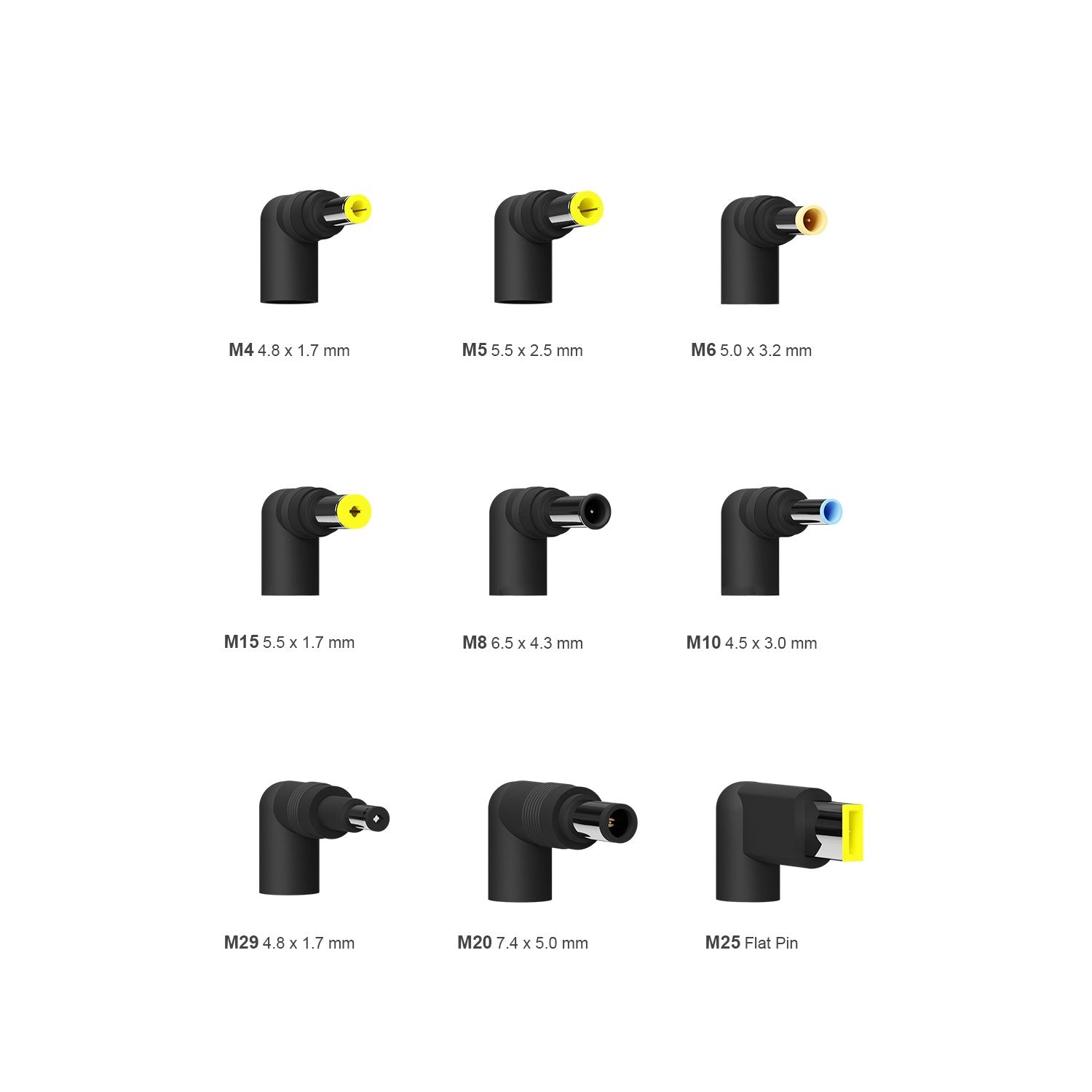 Aisens Cargador 65w Automatico Universal Para Portatil 9 Conectores + Usb-A Qc.3.0 - Negro