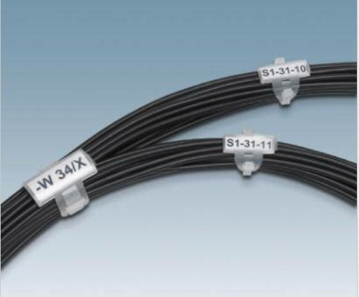 Phoenix 1005266 Kunststoffcable- Kmk 2 Marker F.Einsteckschilder O.Gurt 29x8mm
