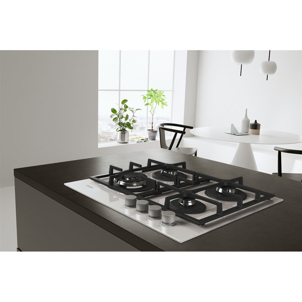 EAN 8003437605222 - Whirlpool AKTL629/WH Blanco Integrado 59 cm Encimera de gas 4 zona(s) imagen 8