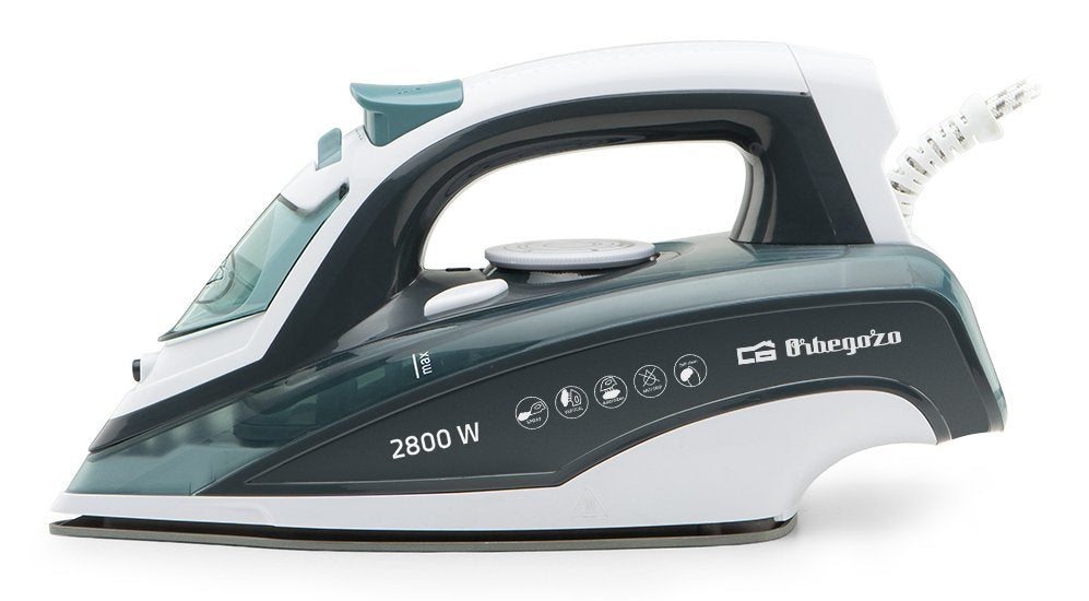 EAN 8435568408470 - Orbegozo SV 2800 Plancha a vapor Suela de cerámica 2800 W Verde, Gris imagen 1