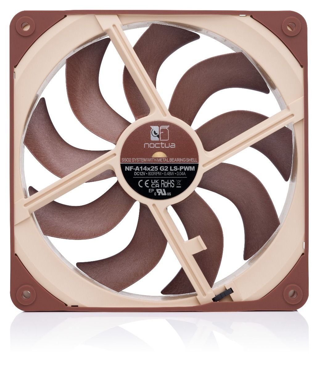 EAN 9010018100624 - Noctua NF-A14X25 G2 LS-PWM sistema de refrigeración para ordenador Carcasa del ordenador Refrigerador de imagen 4