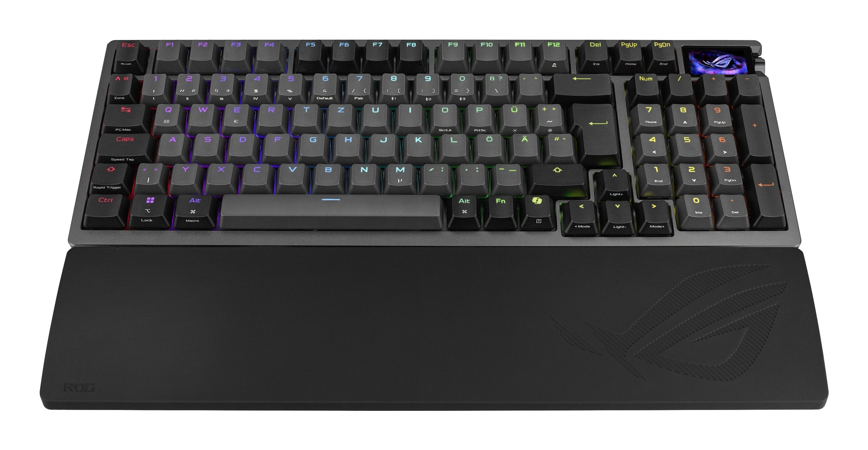 Asus Rog Azoth 96 He, Teclado Gaming Negro, Disposición De, Rog Hfx V2 90mp040h-Bkda20
