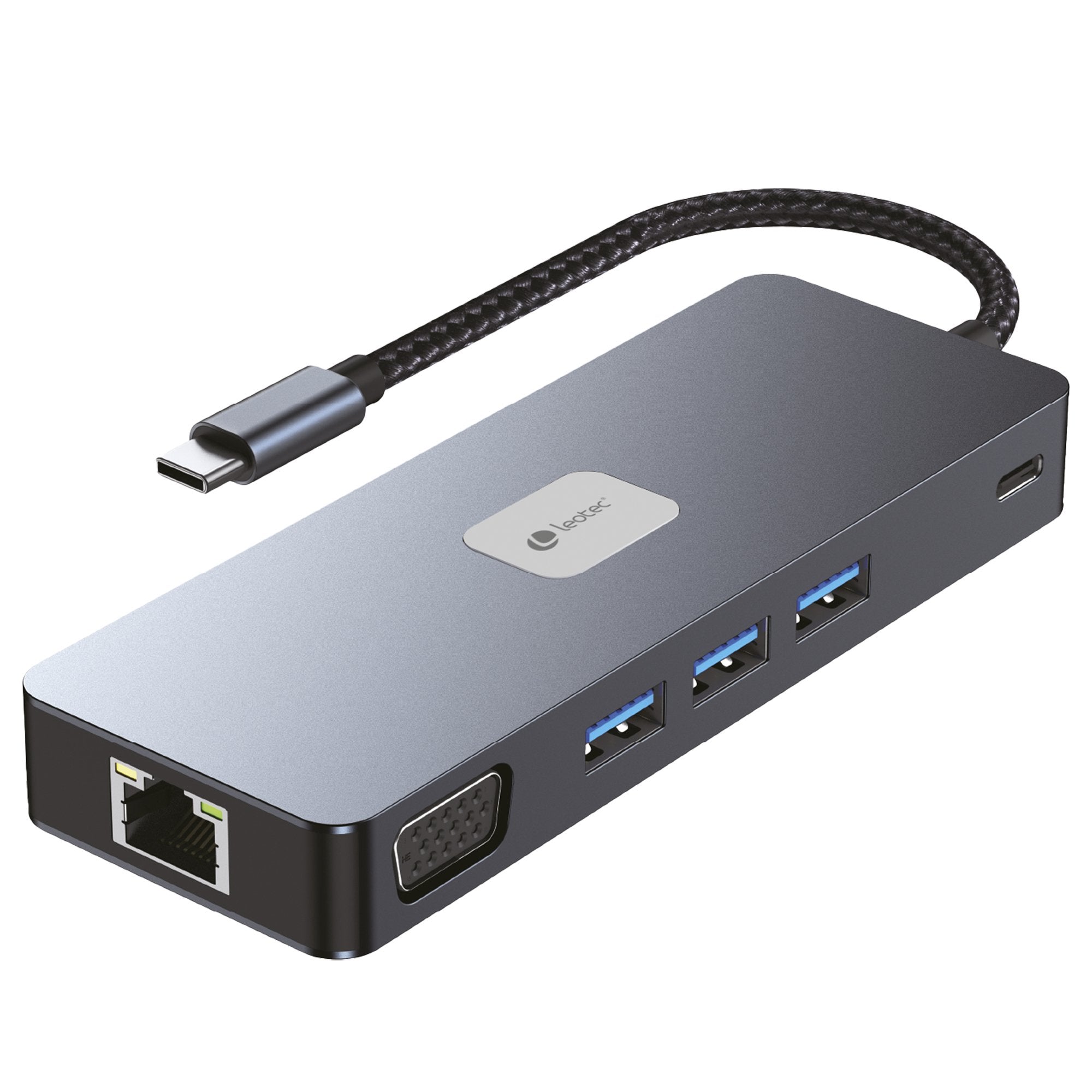 Leotec Docking Station 11-1 Plus 1usb-C Pd100 3usb3.2 Hdmi Vga Ggl Lectjsd Mcsd