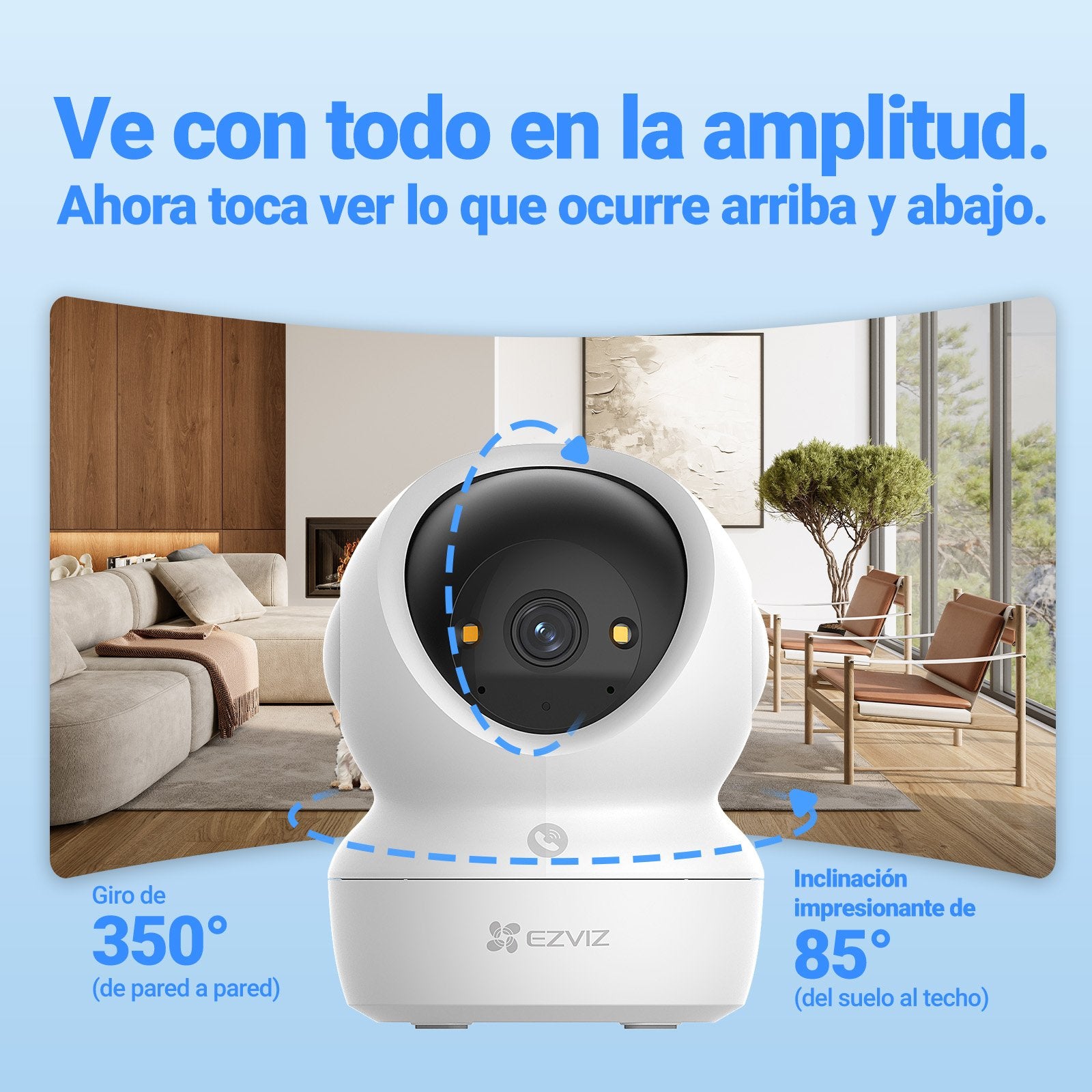 EAN 6941545642147 - EZVIZ H6c G1 3K Esférico Cámara de seguridad IP Interior 2880 x 1620 Pixeles Techo/Pared/Escritorio imagen 43