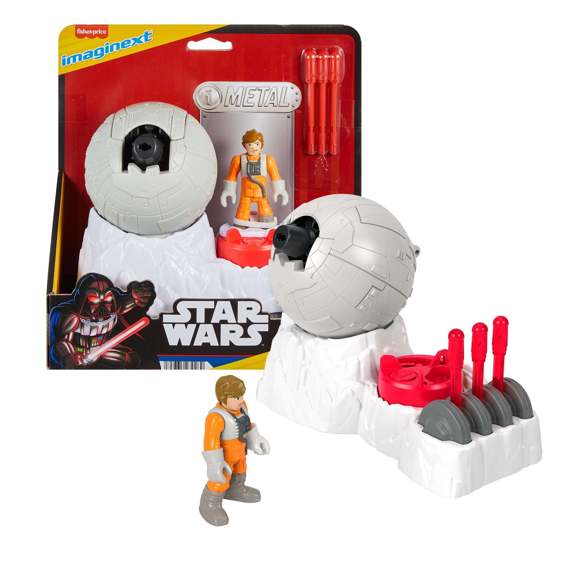 Figura De Juguete Imaginext Star Wars Rebel Base Cannon De Fisher-Price Jcy29