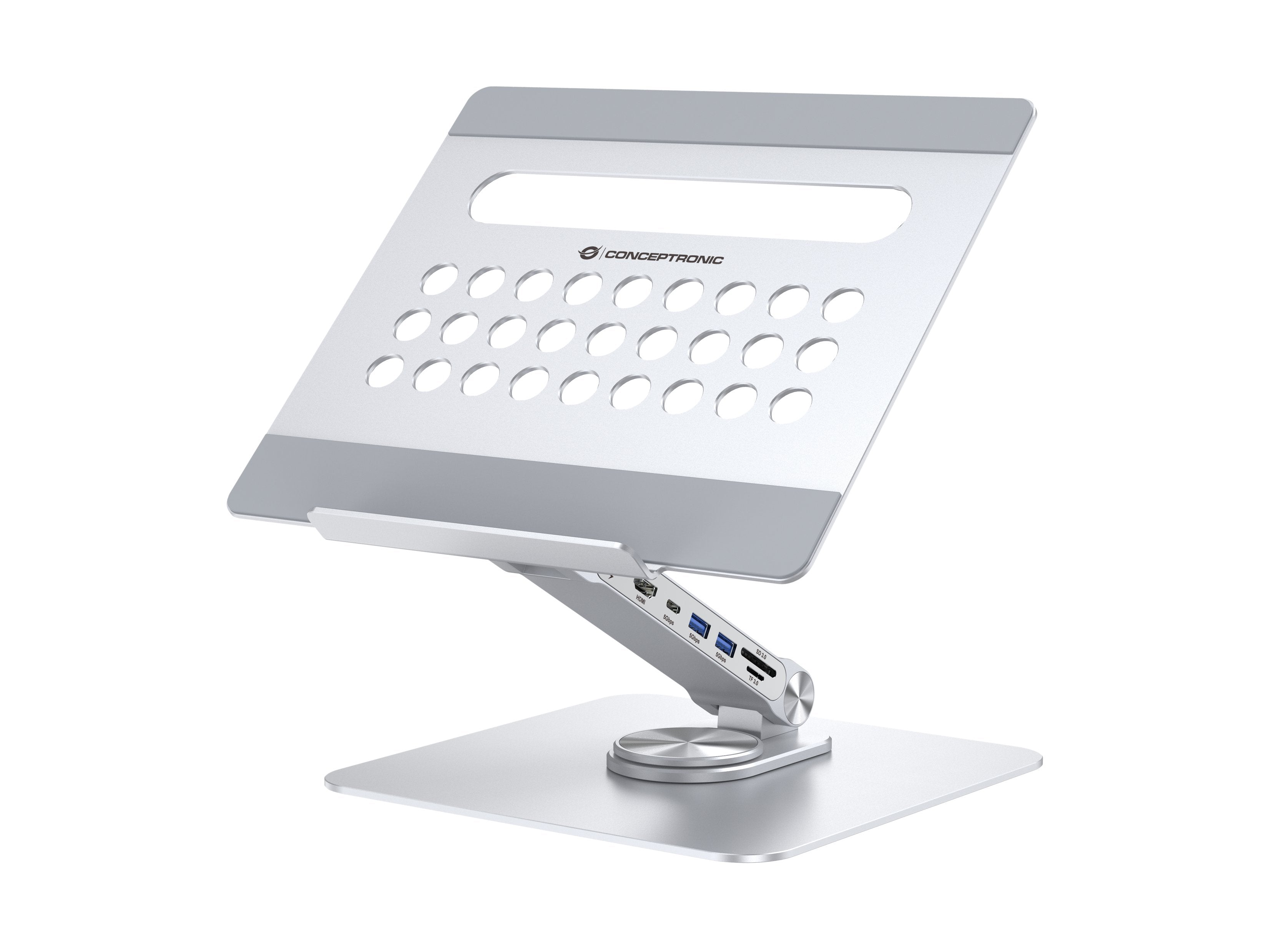 EAN 4015867236789 - Conceptronic DONN27G soporte para ordenador portátil Plata imagen 3