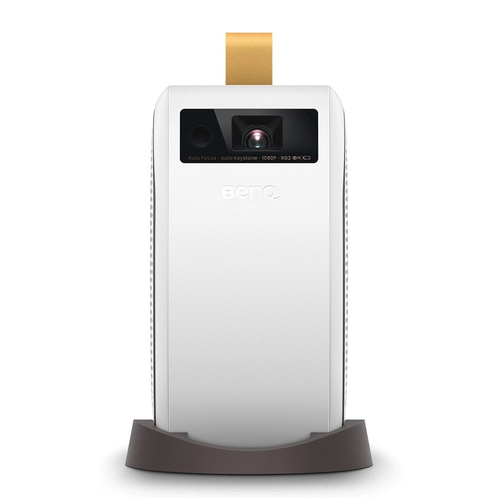 Benq Proyector Gv31 (9h.Js877.59e) 300lm, 1080p, Rec709, Tr 1.2, 16w Trevolo Chamber Speaker (2.1 Ch), 135 Degree Rotated Lens, Usb-Type-C, Built-In Battery, Drop Proof, Atv Qs02