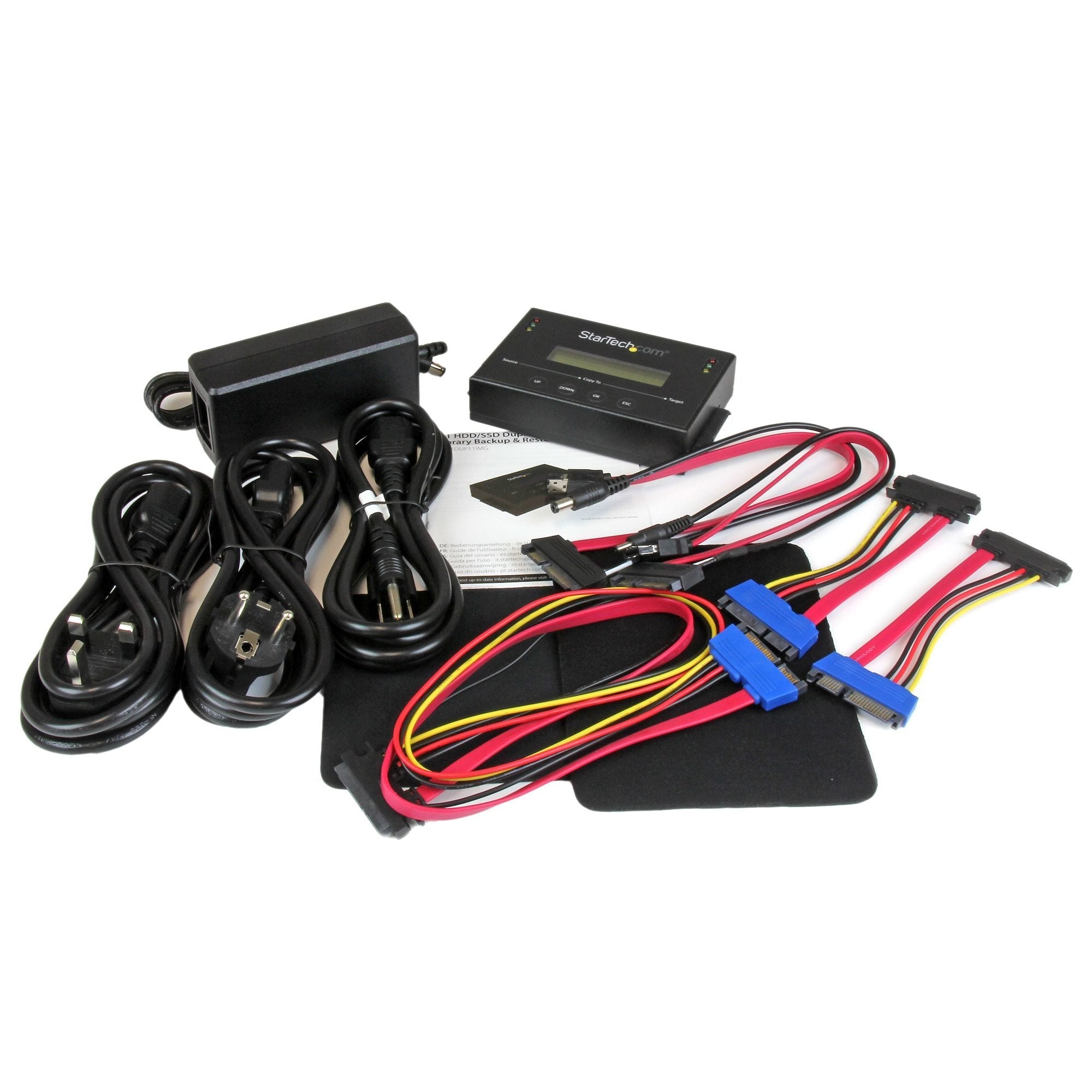 Startech.Com Duplicador Clonador Autónomo De Discos Duros O Ssd Sata 1:1 Con Gestor De Imágenes De Disco - Para Copias De Seguridad Y Restauración - Almacena Imágenes En Disco 2,5/3,5"