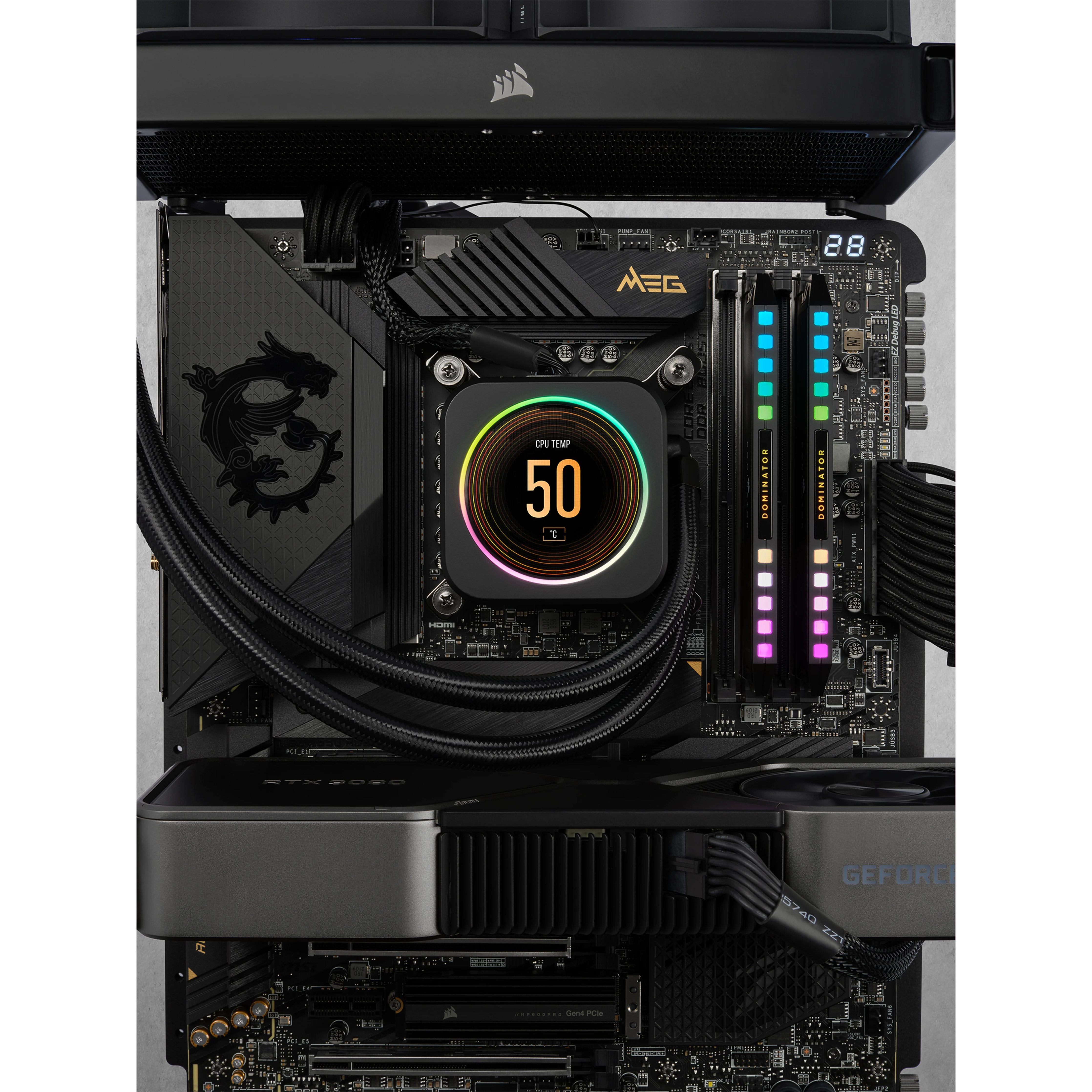 EAN 840006692263 - Corsair Dominator Platinum RGB módulo de memoria 64 GB 2 x 32 GB DDR5 288-pin DIMM imagen 3