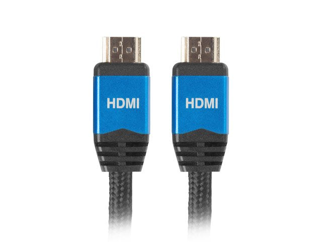 Lanberg Cable Hdmi Ca-Hdmi-20cu-0018-Bl Conectores Macho/Macho Chapados En Oro Carcasa Aluminio Resolucion Hasta 3840*2160 1.8 Metros Negro