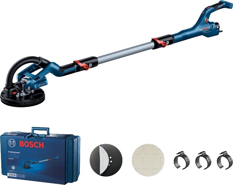 EAN 4059952616605 - Bosch GTR 55-225 Lijadora para paneles de pladur 910 RPM Negro, Azul 550 W imagen 1