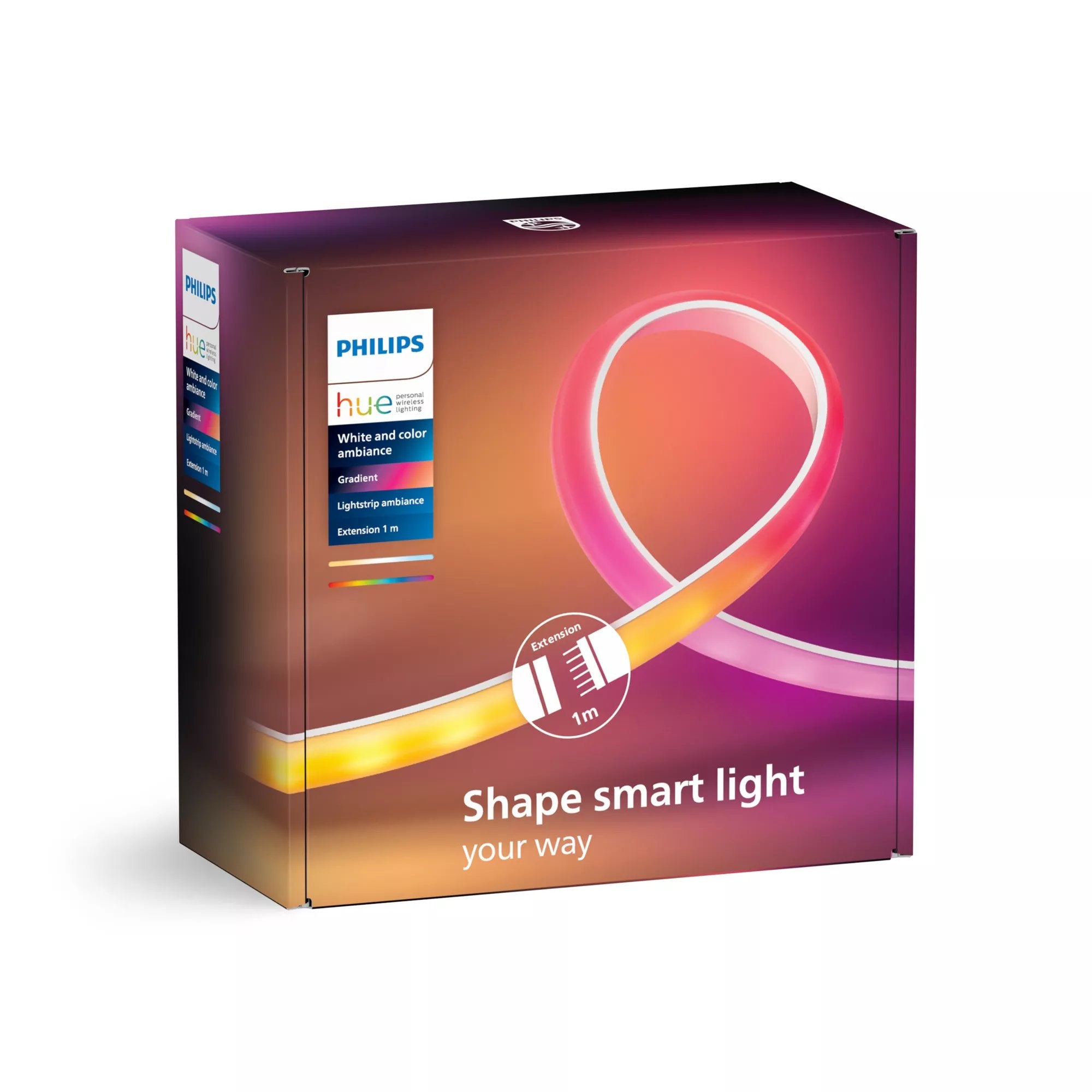 Philips Hue White And Color Ambiance Extensión 1 Metro Gradient Lightstrip