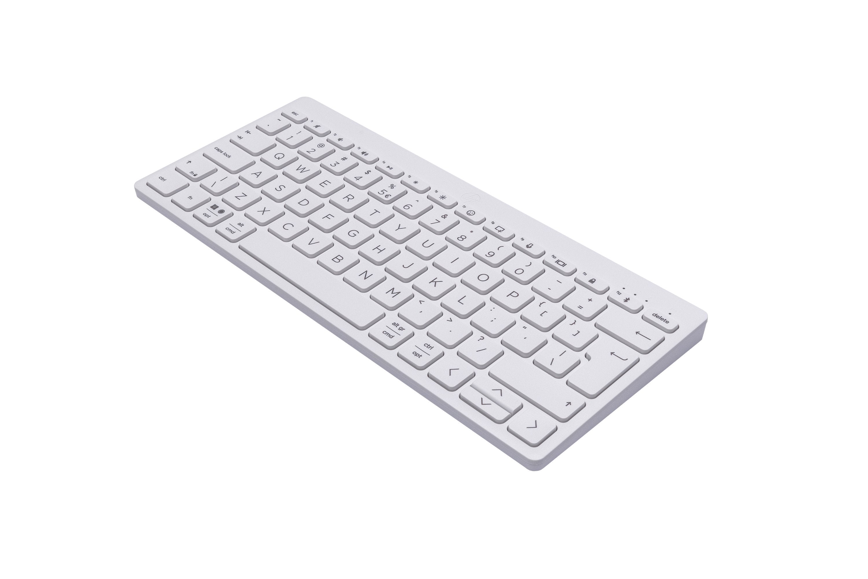 Hp 350 Compact Multi-Device Bluetooth Keyboard Teclado Hogar Qwerty Blanco
