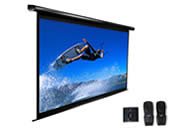 Elitescreens Spectrum Electric 125h, Pantalla Motorizada Negra, 125", 16:9, Maxwhite Electric125h