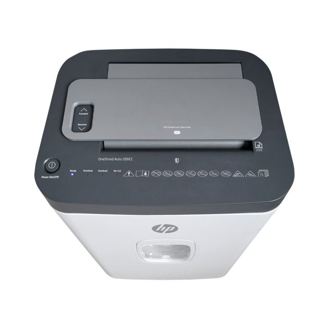 EAN 4030152028191 - HP OneShred Auto 200CC triturador de papel Corte cruzado 63 dB 22 cm Blanco imagen 5
