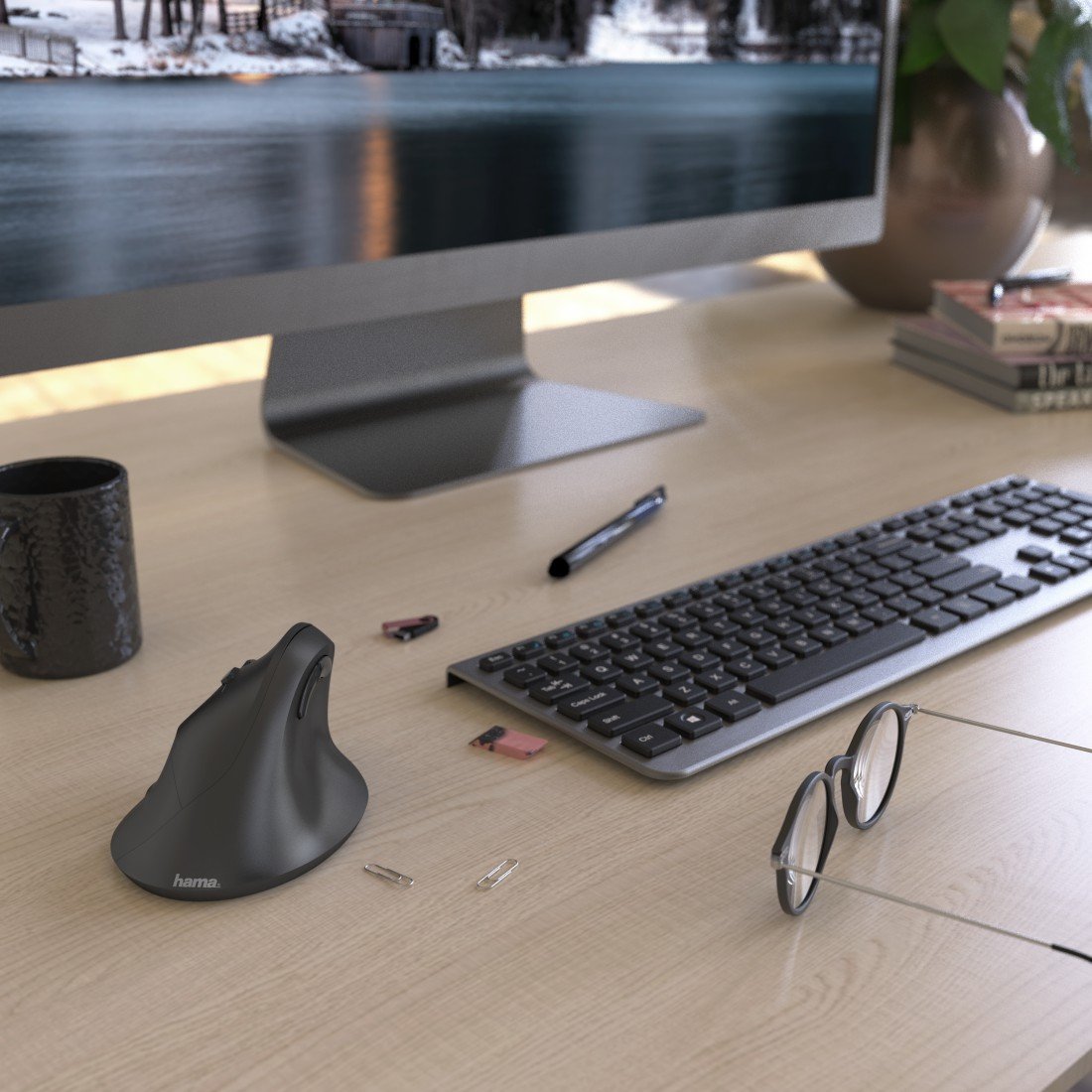 Hama Emw-500 Negro Para Zurdos