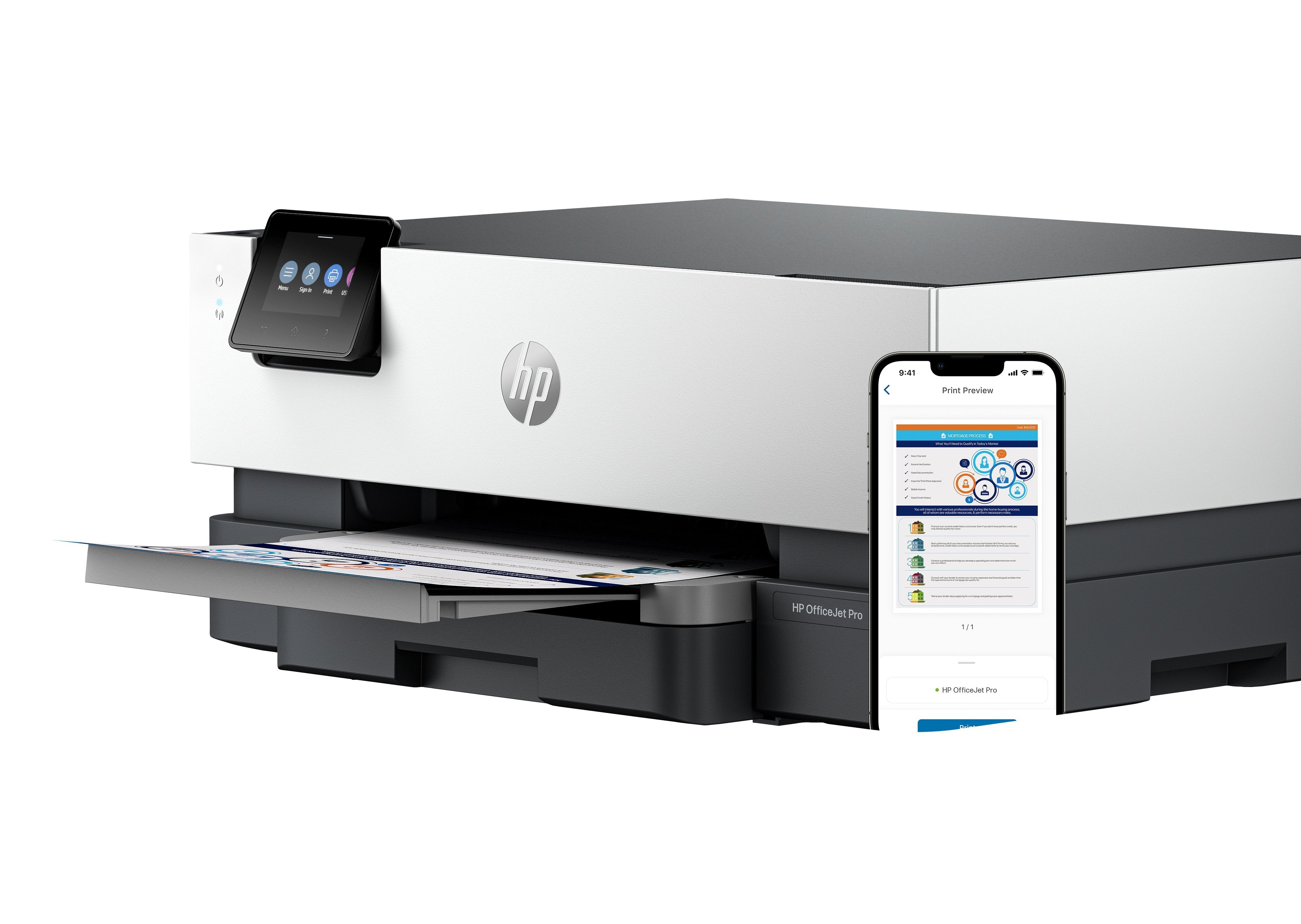 EAN 0196786896392 - HP OfficeJet Pro 9110b Printer Inyección de tinta térmica A4 4800 x 1200 DPI 22 ppm Wifi imagen 9