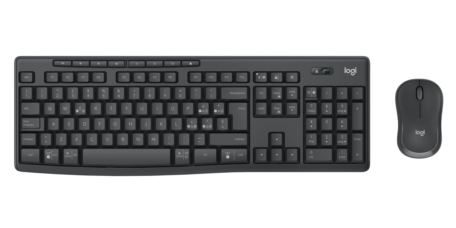 EAN 5099206113015 - Logitech 920-012069 teclado Ratón incluido Oficina Bluetooth QWERTY Italiano Grafito imagen 1