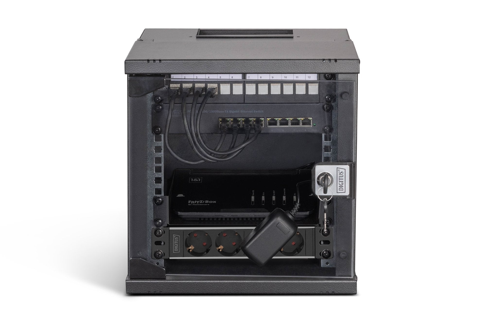 EAN 4016032499466 - Digitus DN-49101-SET armario rack Bastidor de pared Negro imagen 3