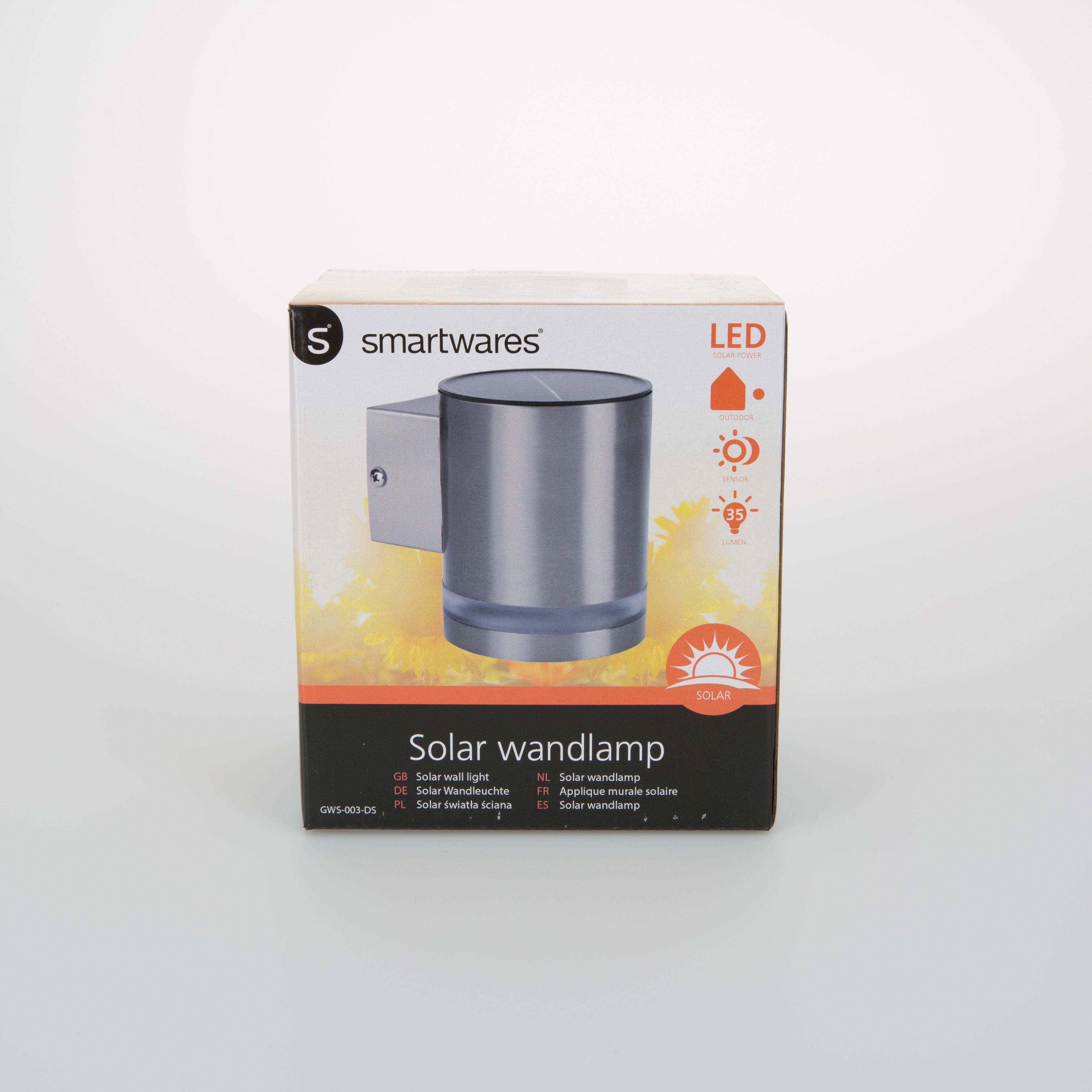 Ranex Luz Solar De Pared Led Plata