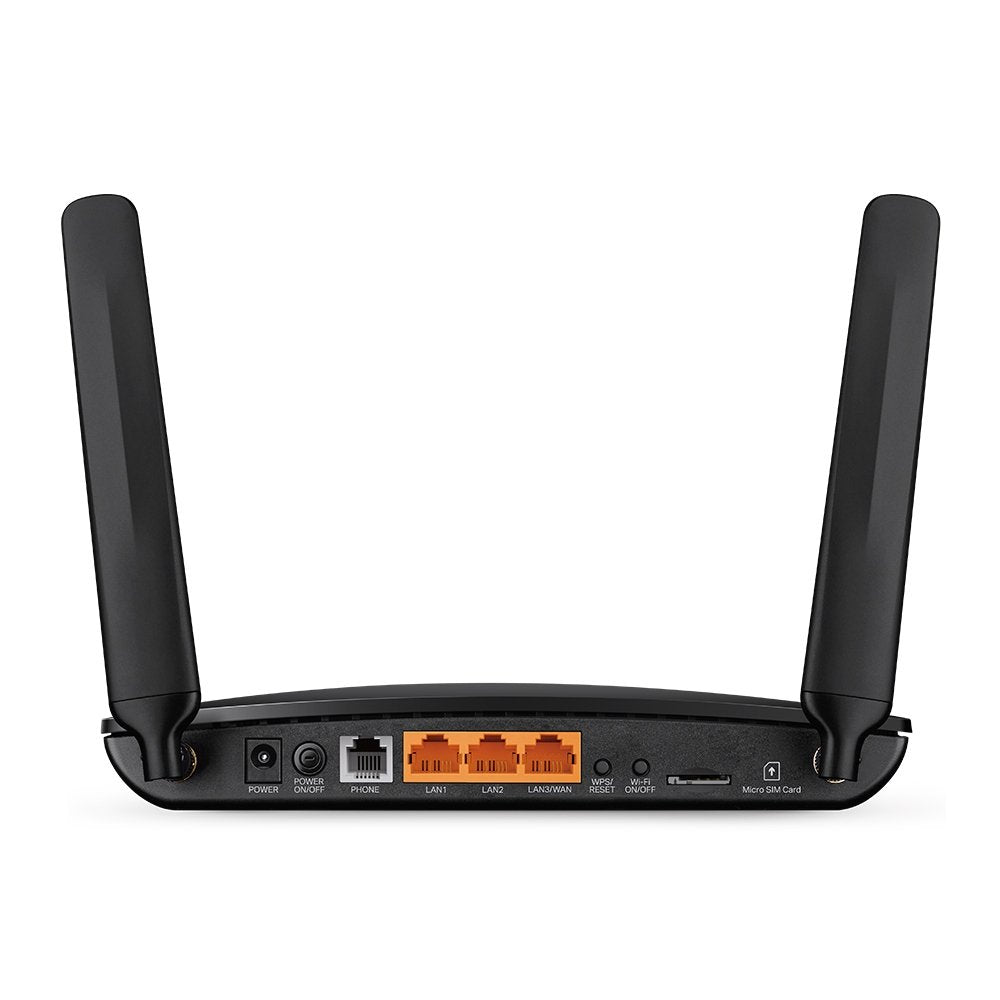 EAN 6935364072353 - TP-Link TL-MR6500v router inalámbrico Ethernet rápido Banda única (2,4 GHz) 4G Negro imagen 3