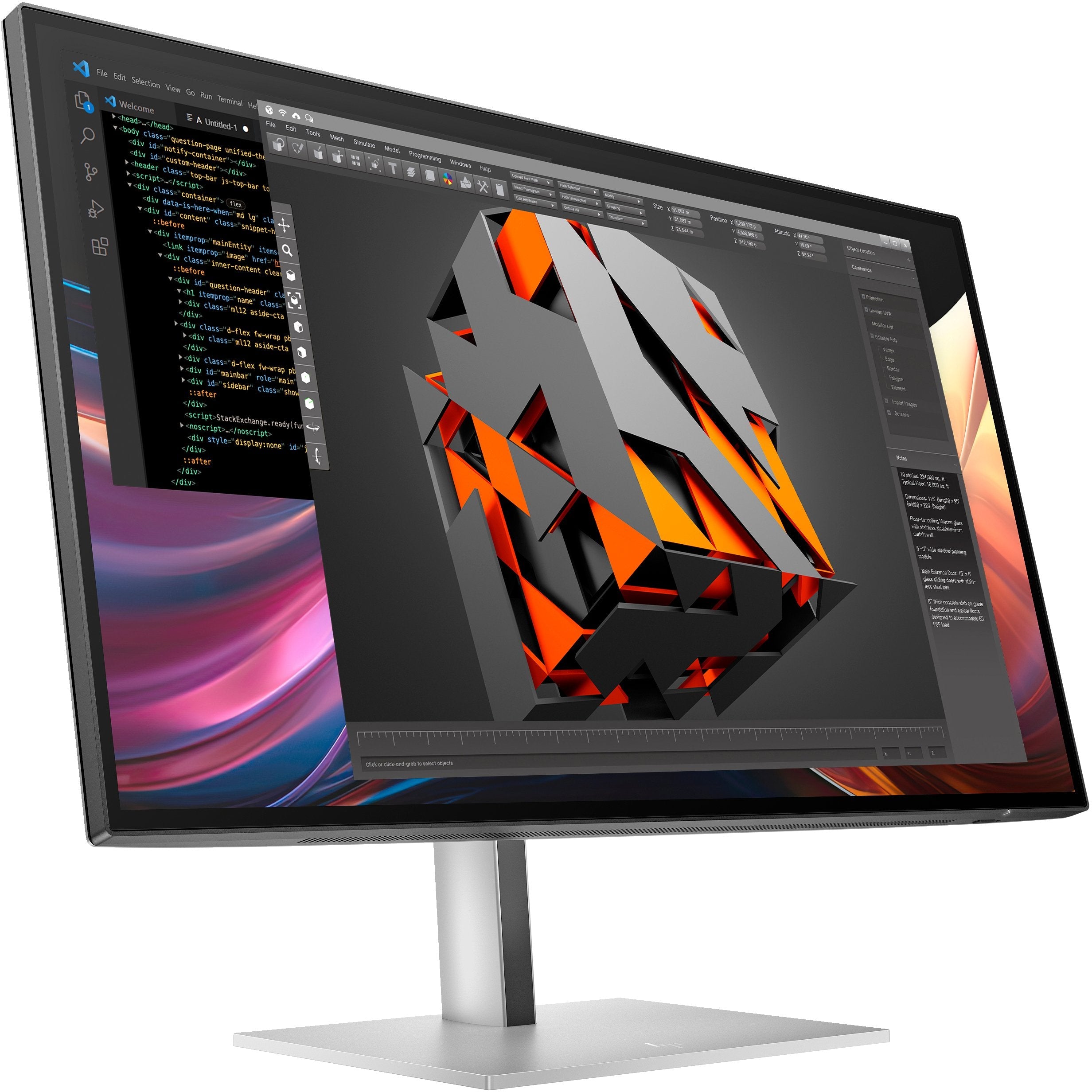 EAN 5715063476406 - HP Series 7 Pro 27 inch QHD Monitor - 727pq PVC Free pantalla para PC 68,6 cm (27") 2560 x 1440 Pixeles Q imagen 2