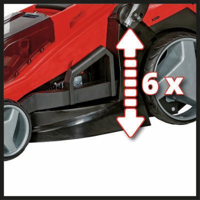 EAN 4006825648720 - Einhell GE-CM 36/43 Li M-Solo Cortacésped manual Batería Negro, Rojo imagen 3