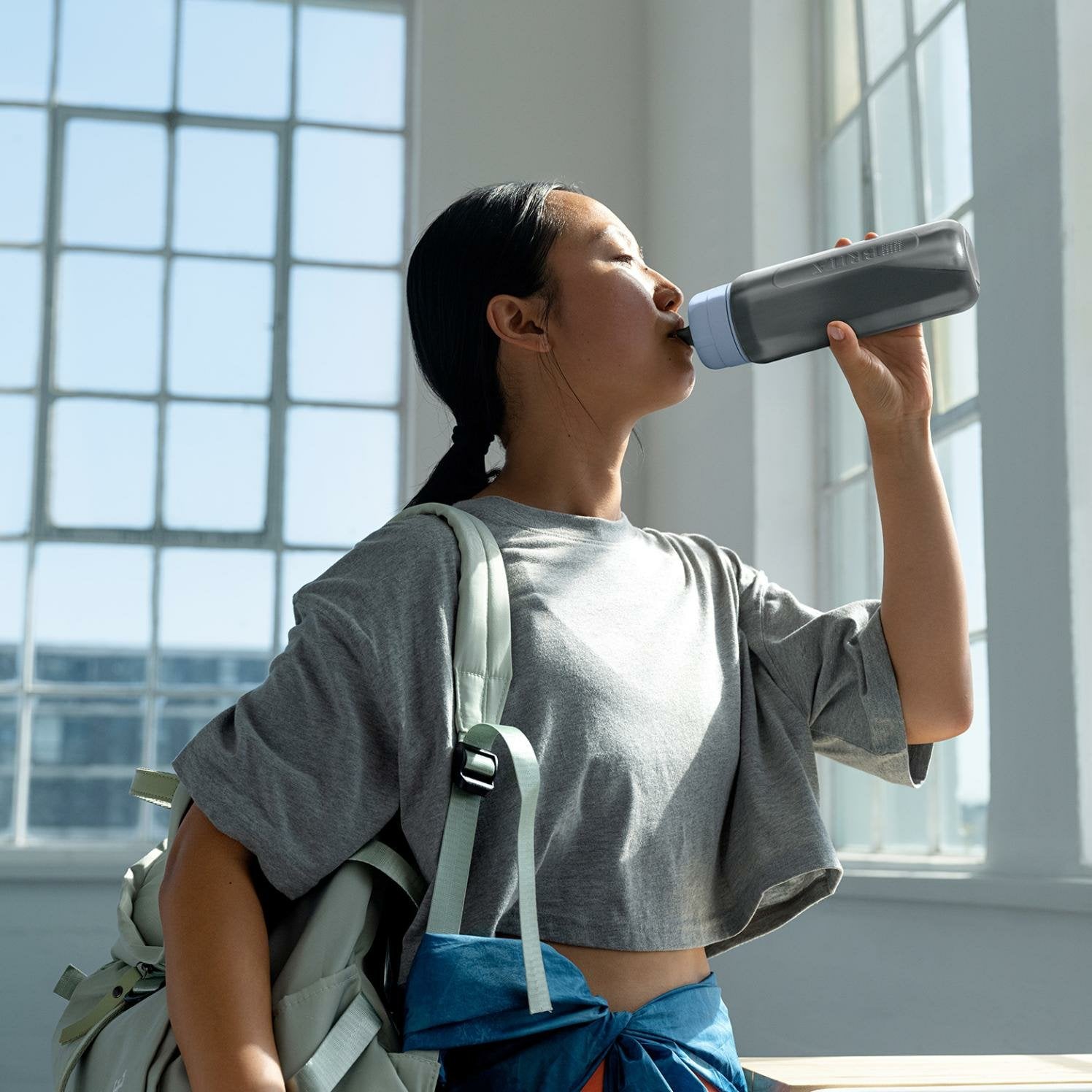EAN 4006387128098 - Brita 1052248 filtro de agua Botella con filtro de agua 0,6 L Azul, Gris imagen 6