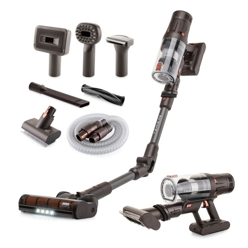 Aspiradora Eta Eta524790000 Terier De Mano, Inalámbrica, Autonomía 80 Min., Depósito De Polvo 0,5 L, Negra